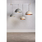 Ealing Large Ceiling Pendant Light In Powder Grey Finish EAL0139