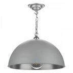 Ealing Small Ceiling Pendant Light In Powder Grey Finish EAL0199