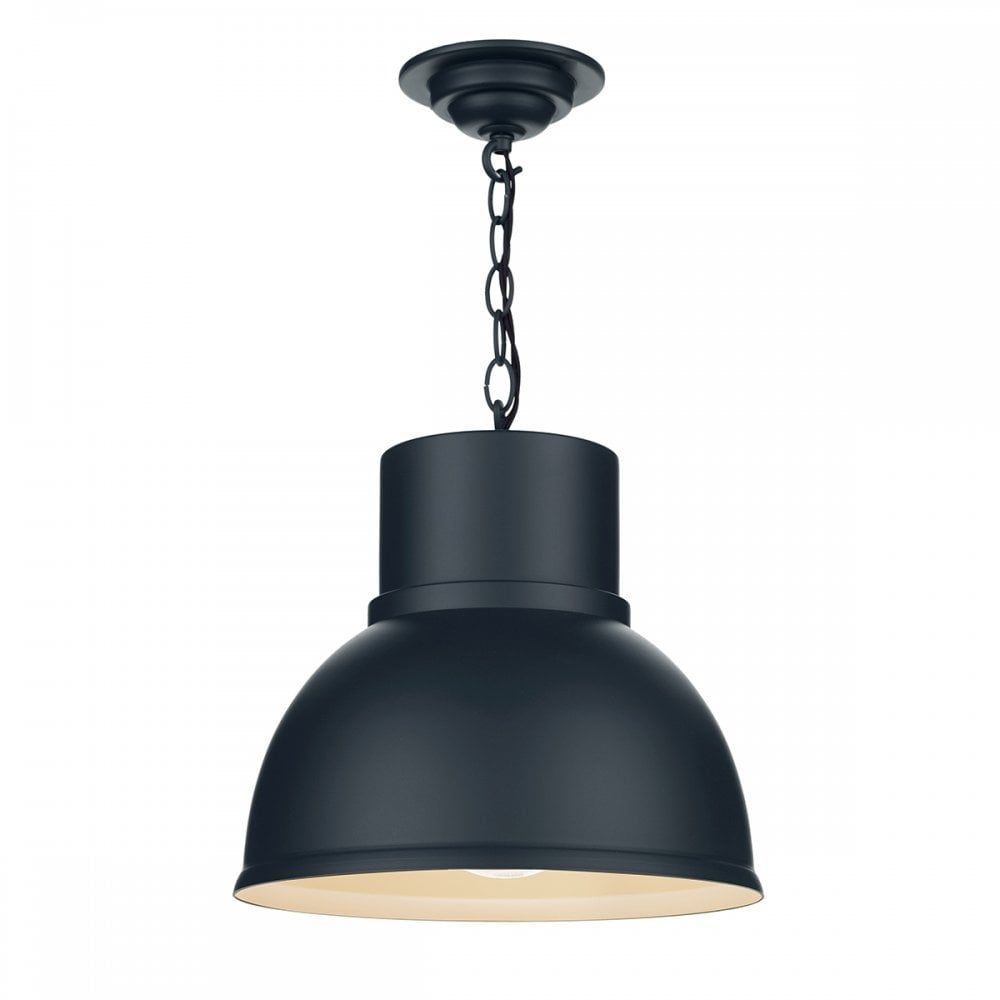 Shoreditch Small Ceiling Pendant Light In Smoke Blue Finish SHO0199-09-20-C10