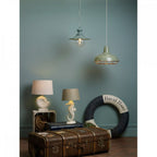 Reclamation Cage For Ceiling Pendant Light In Antique Brass Finish REC9975