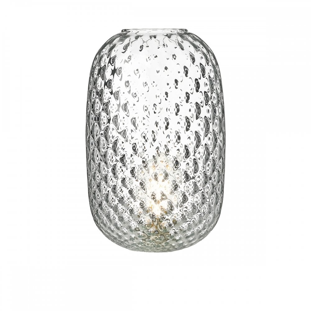 Duxford Ceiling Pendant Light In Bronze Finish With Clear Glass Shade DUX6575 + VID8608