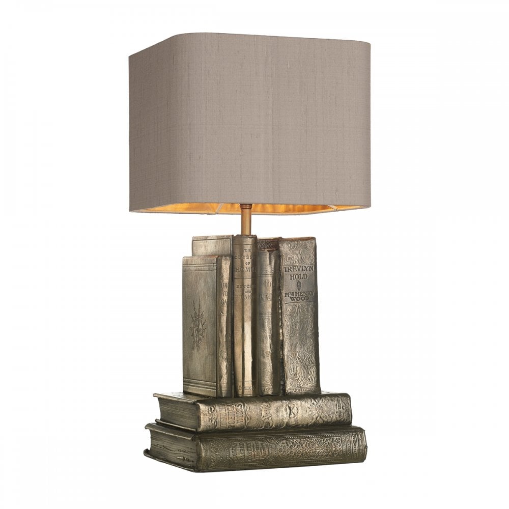 Author Table Lamp In Bronze Finish With Truffle Shade AUT4263+ZUM1072-BZ