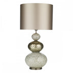 Boavista Stylish Table Lamp In Gold Finish With Almond Shade BOA4335+DRM4018
