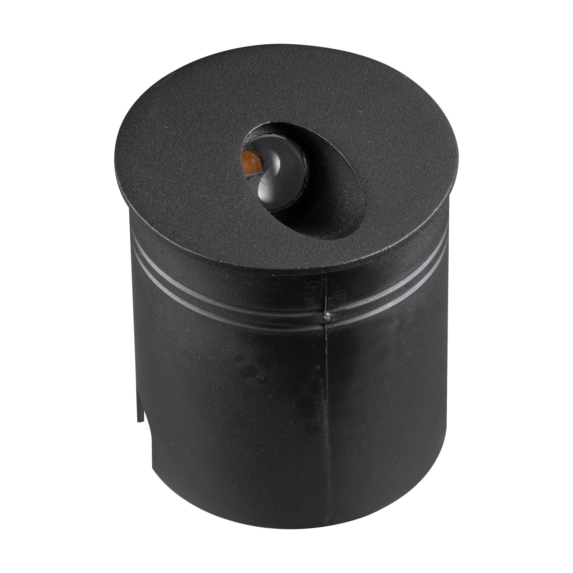 Aspen Outdoor 3 Watt LED Round Angle Wall Light In Sand Black Finish IP65 M7022