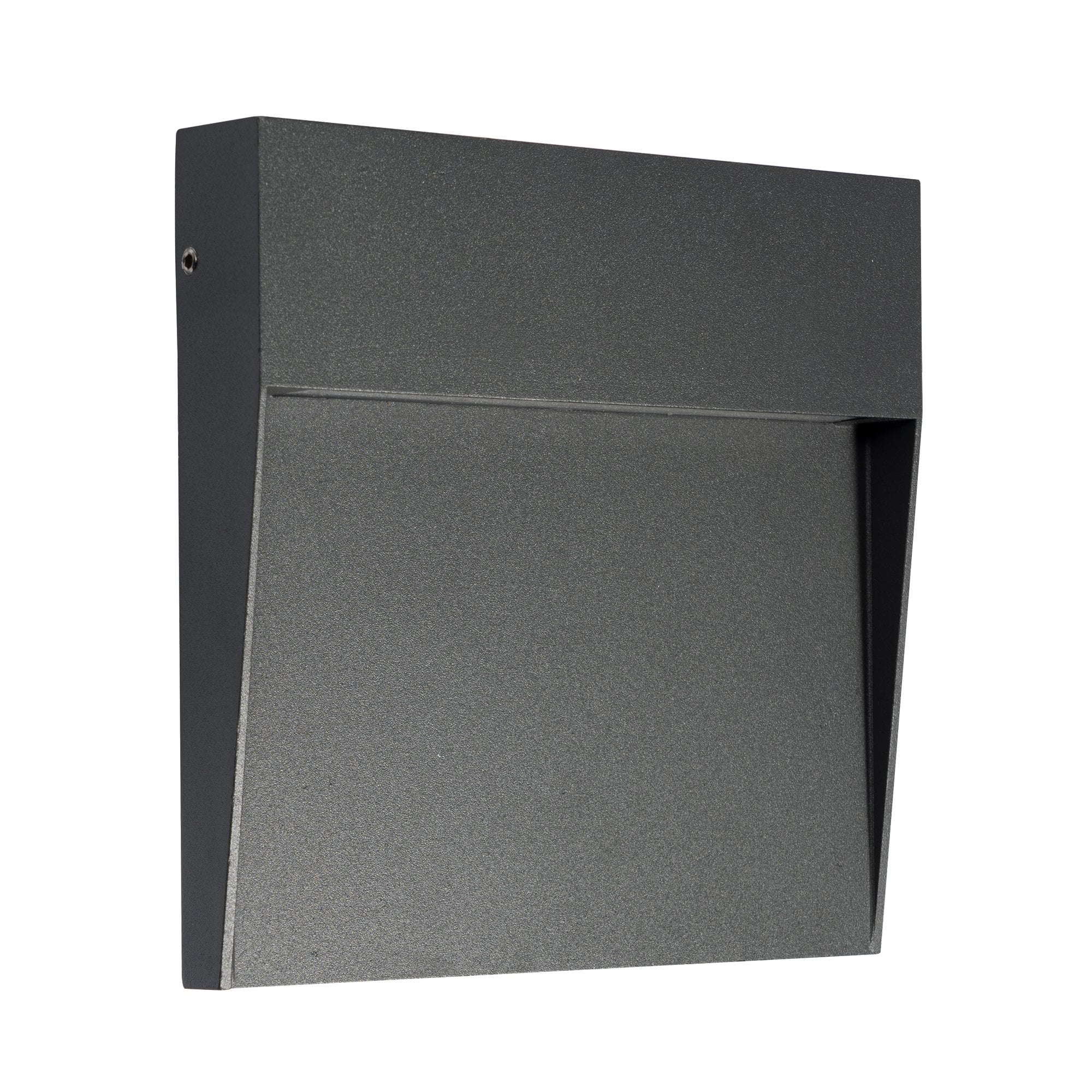 Baker Outdoor Medium Square 6 Watt LED Wall Light In Anthracite Finish IP54 M7015
