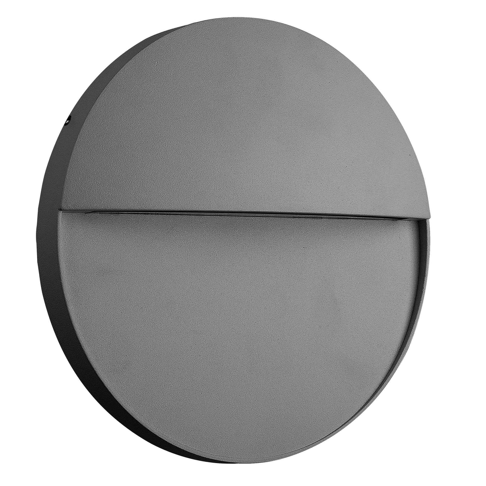Baker Outdoor Medium Round 6 Watt LED Wall Light In Anthracite Finish IP54 M7017