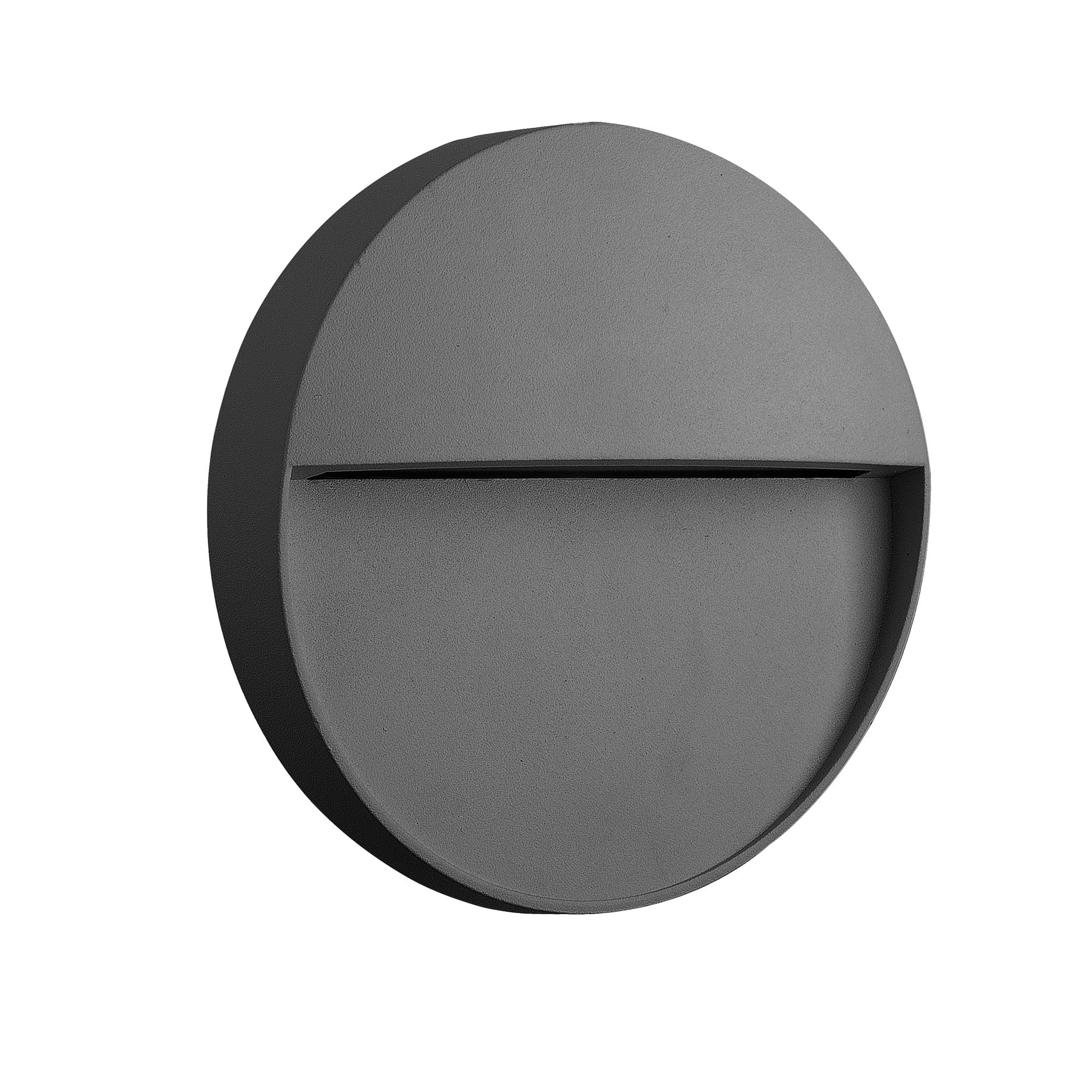 Baker Outdoor Small Round 3 Watt LED Wall Light In Anthracite Finish IP54 M7013
