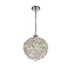 Coniston Stylish 3 Light Crystal Ceiling Pendant Light In Polished Chrome Finish IL32800