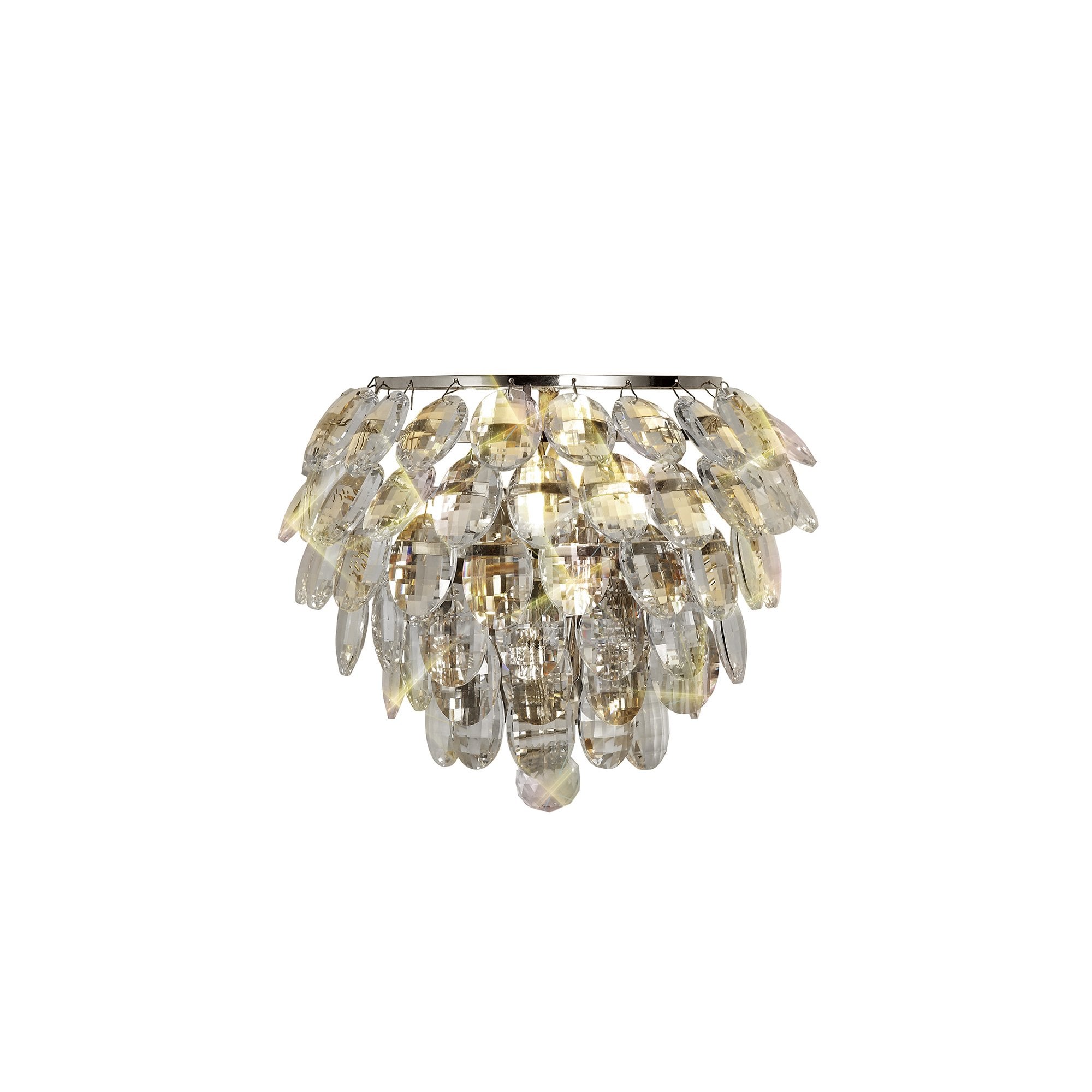 Coniston Stylish Crystal Wall Light In Polished Chrome Finish IL32806