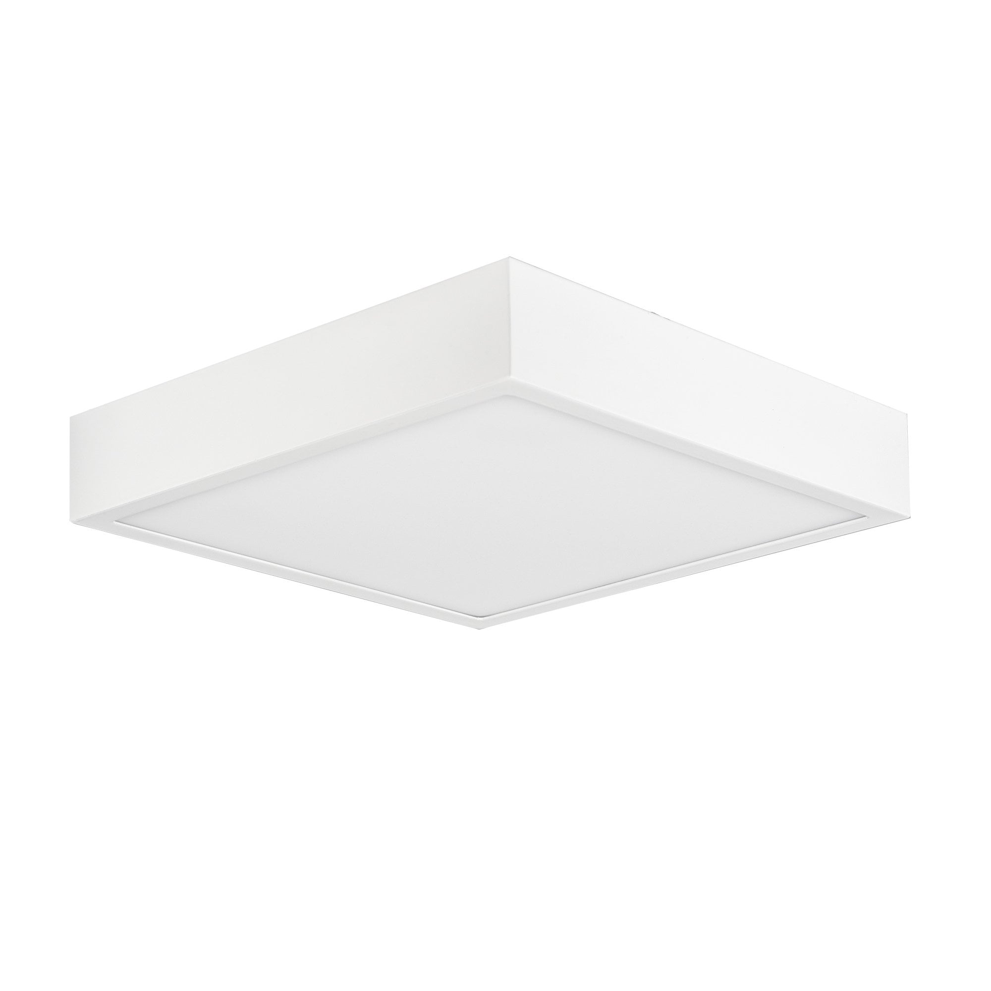 Saona Modern 17 cm Square LED Downlight In Matt White Finish 3000K M6630