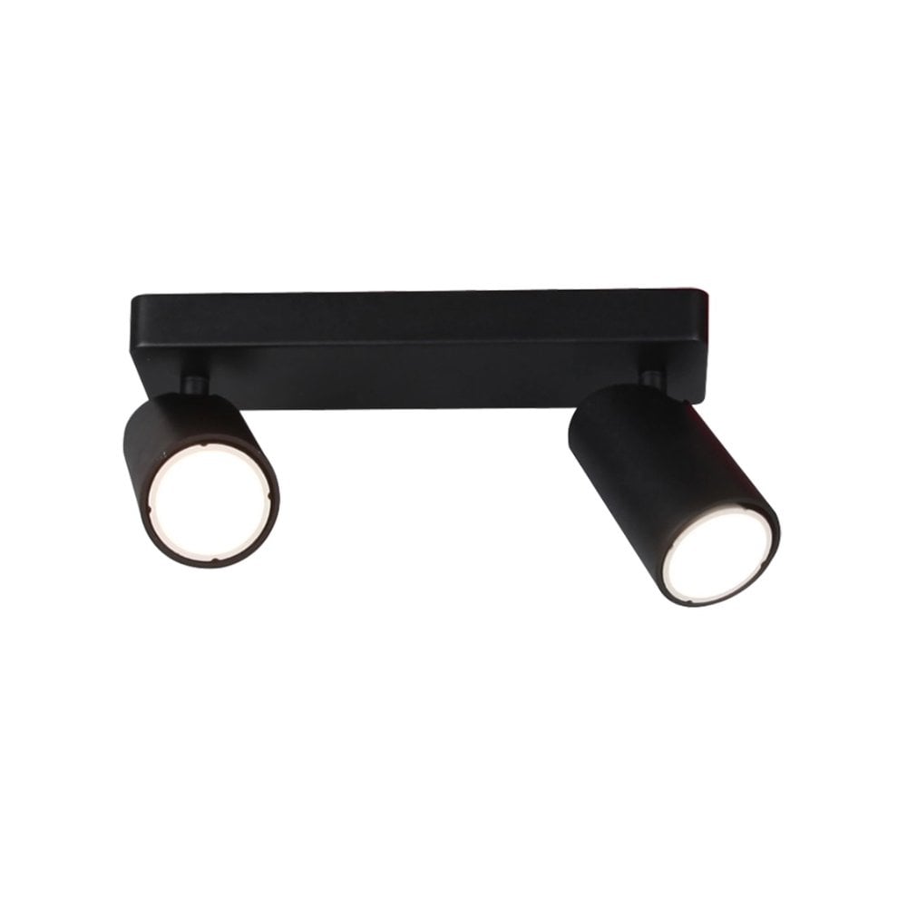 SAL Modern 2 Light Linear Spotlight In Matt Black Finish M6712