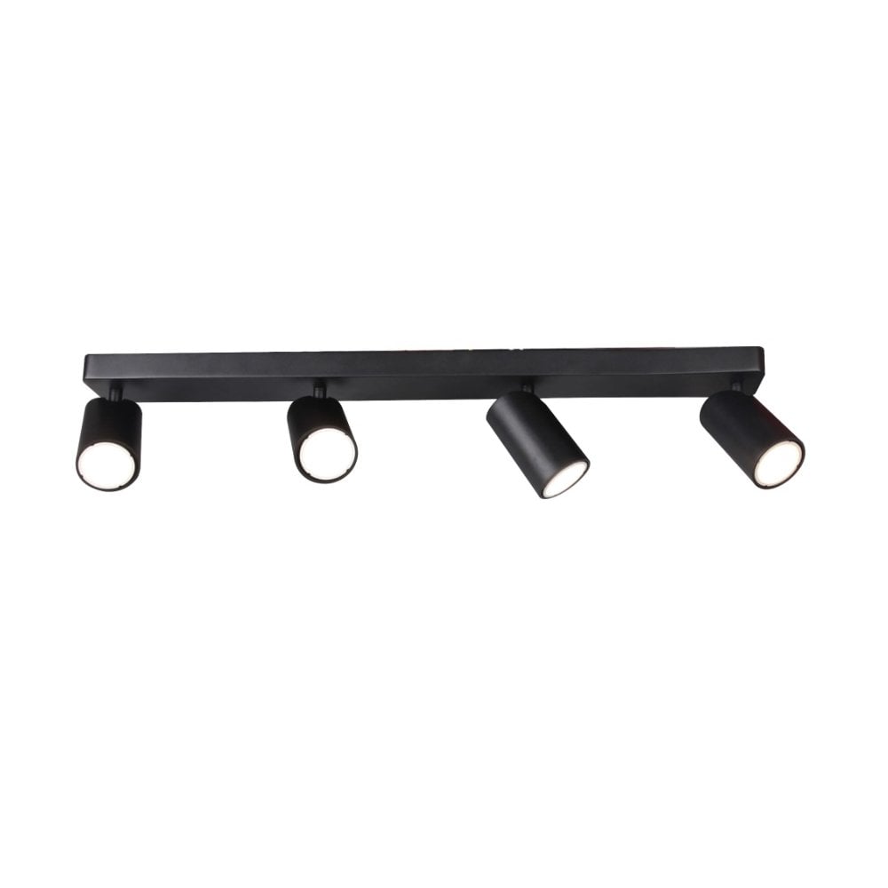 SAL Modern 4 Light Linear Spotlight In Matt Black Finish M6710