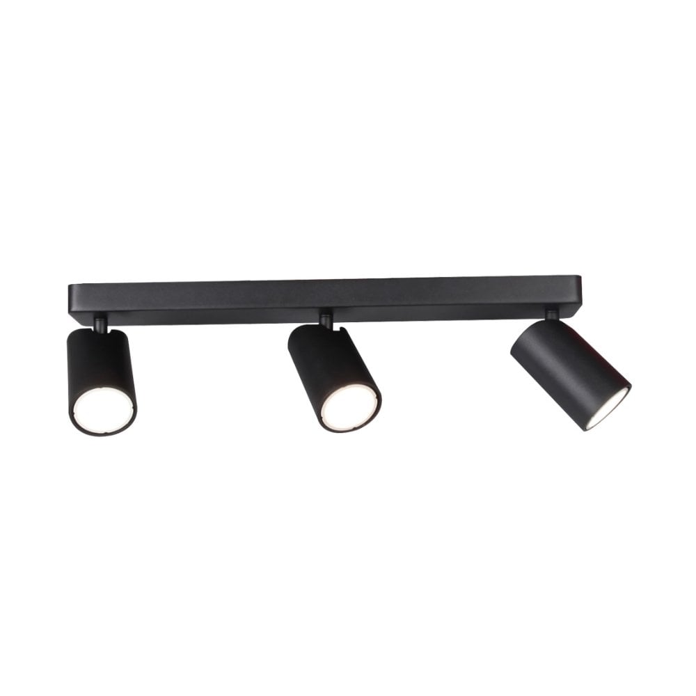 SAL Modern 3 Light Linear Spotlight In Matt Black Finish M6711