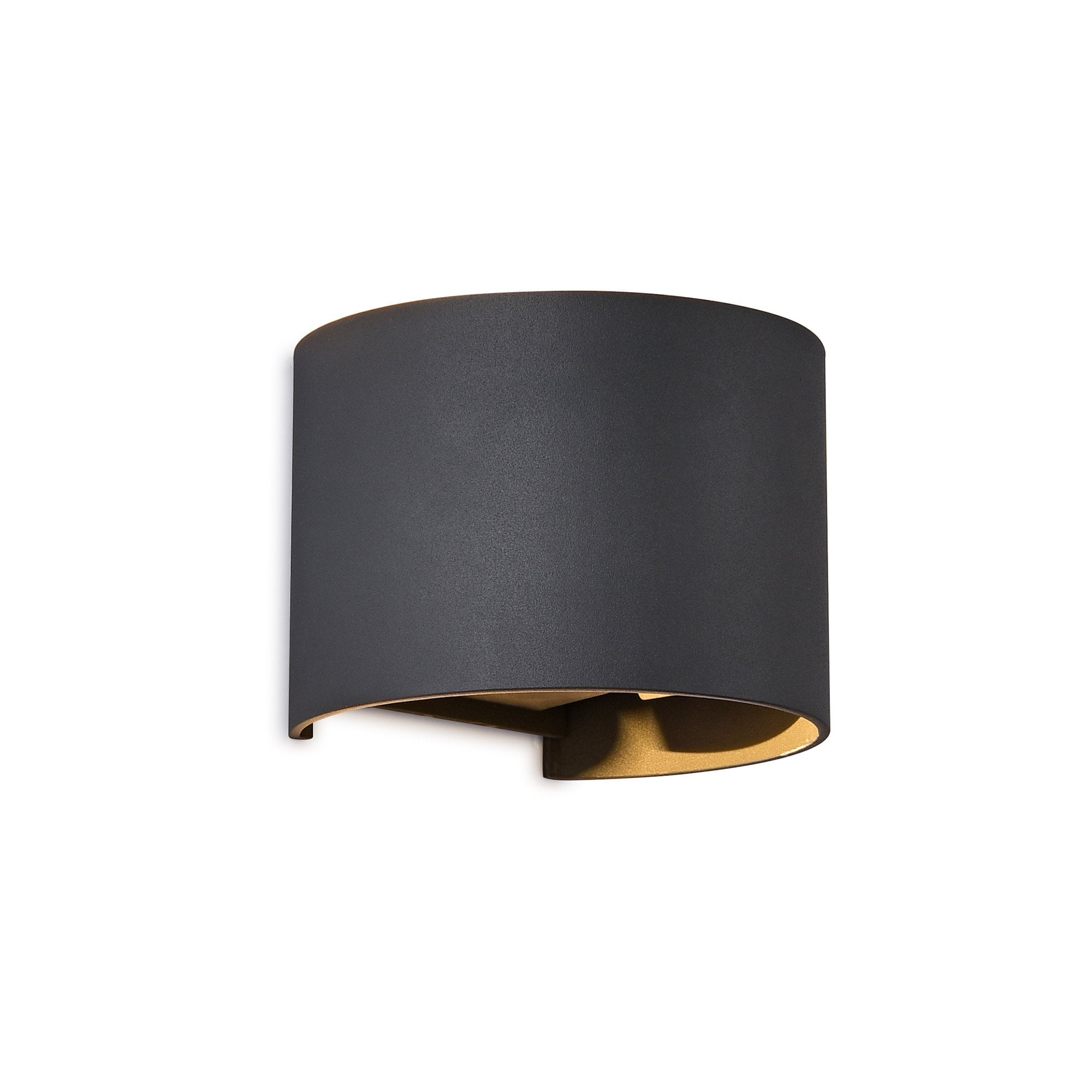 Davos Outdoor Curved LED Wall Light In Anthracite Finish IP54 M6522