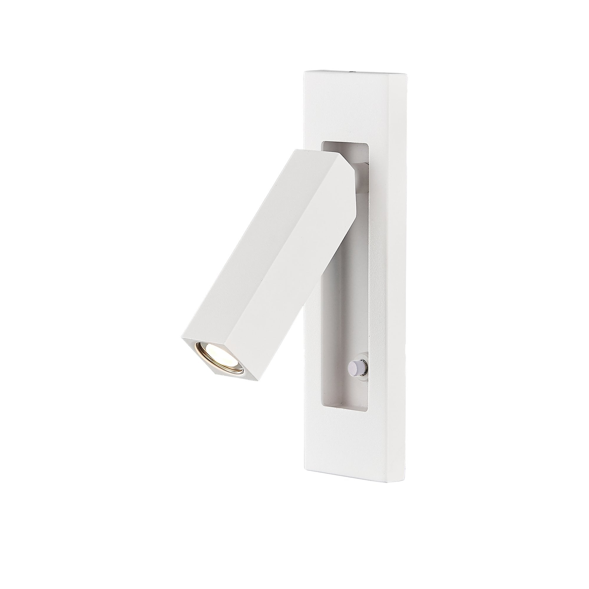Gokova Modern Reading Wall Light In Sand White Finish M6820