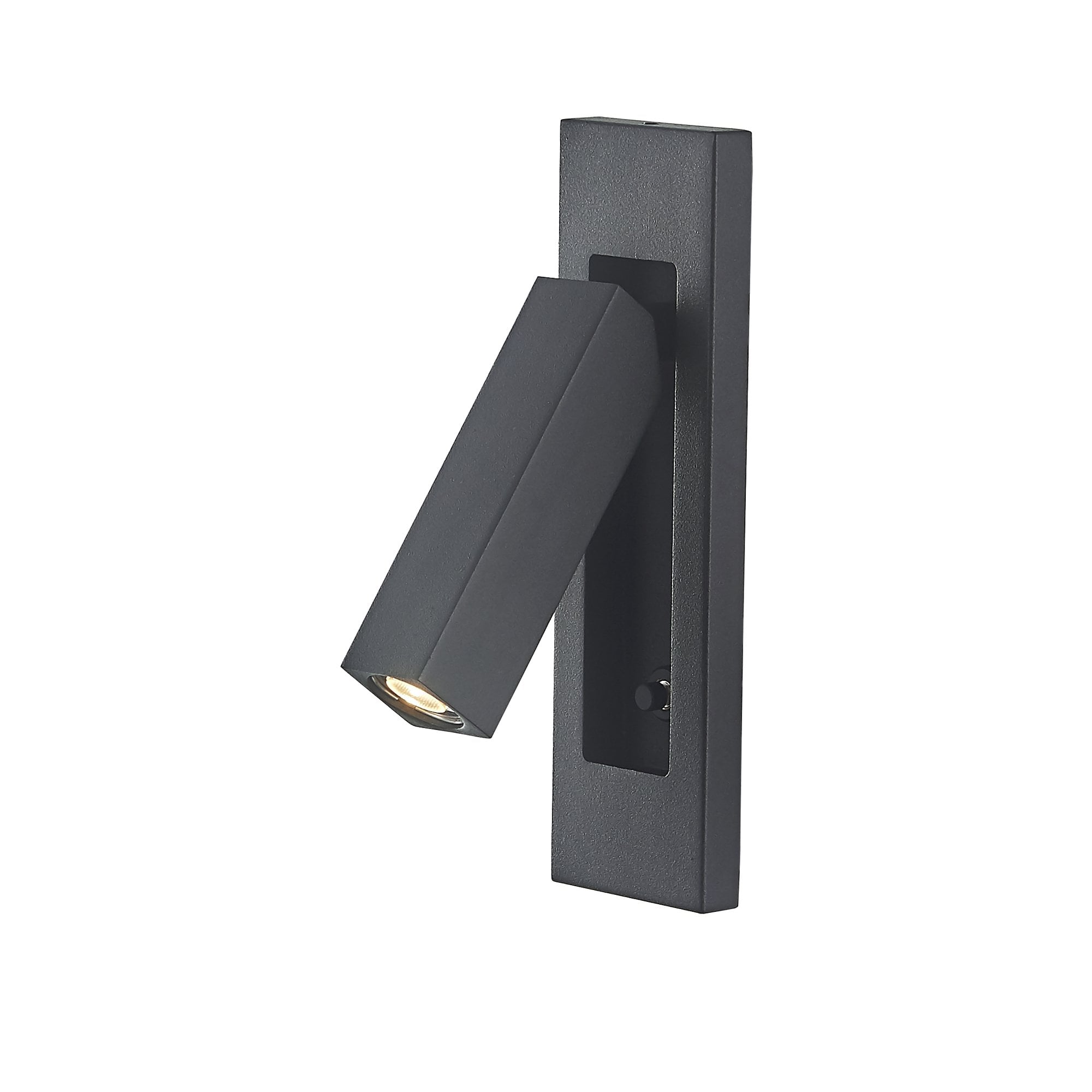 Gokova Modern Reading Wall Light In Sand Black Finish M6821