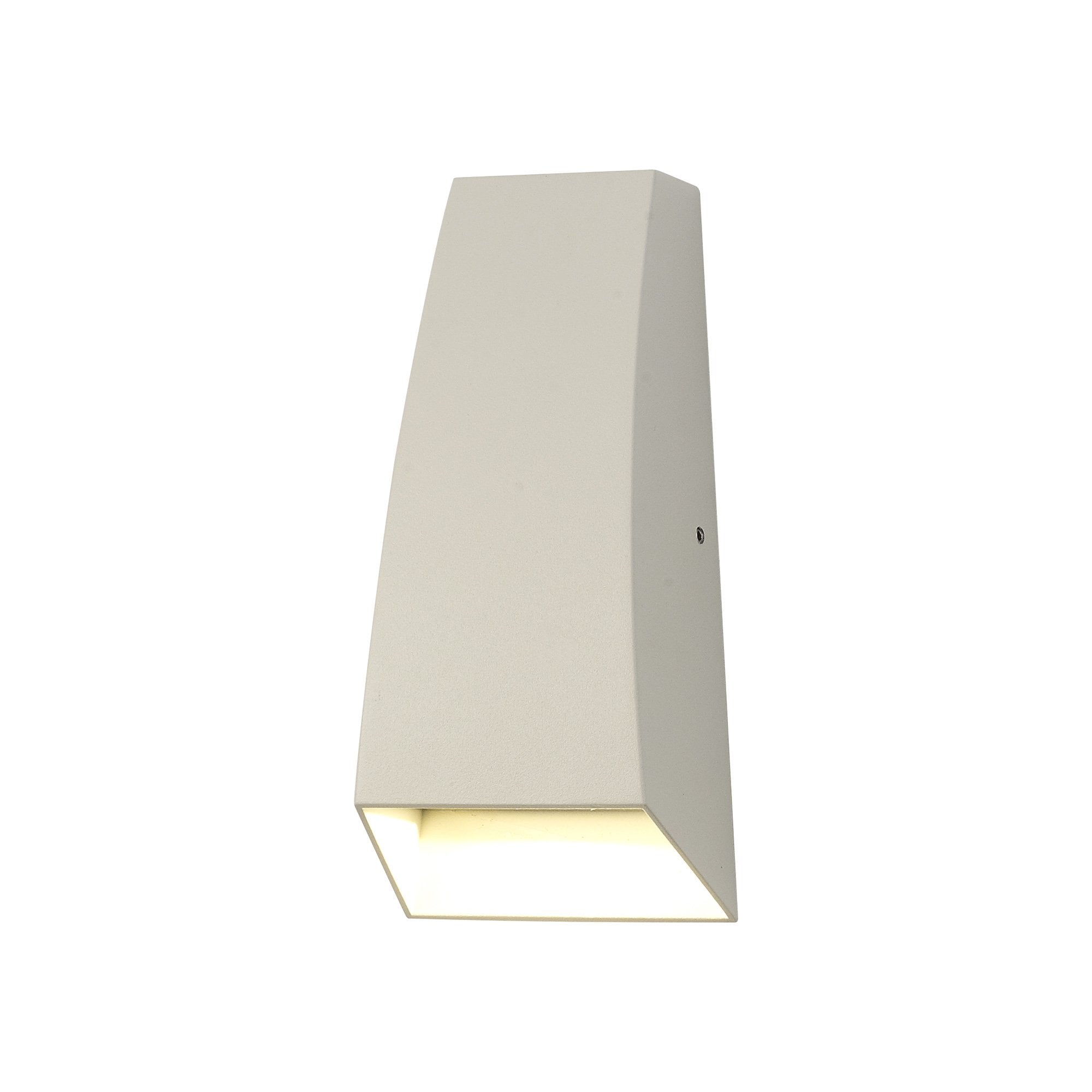 Jackson Modern 2 Light Outdoor Wall Light In Sand White Finish M6543