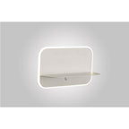 Lanzarote Modern LED Shelf Wall Light With USB Port In Matt White Finish M6875