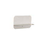 Lanzarote Modern LED Shelf Wall Light With USB Port In Matt White Finish M6875