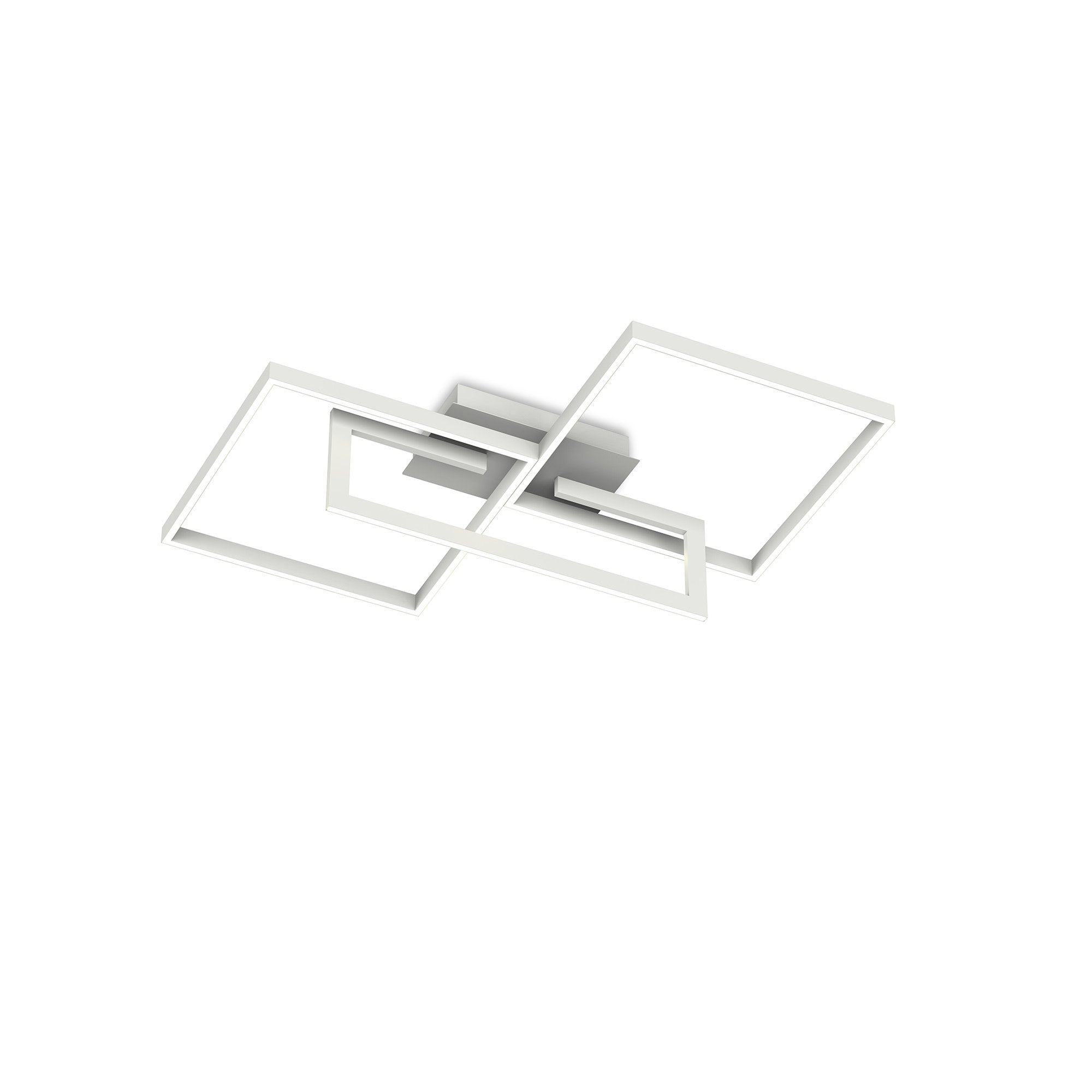 Mural 48 Watt LED Dimmable Flush Ceiling Light In Matt White Finish M6561