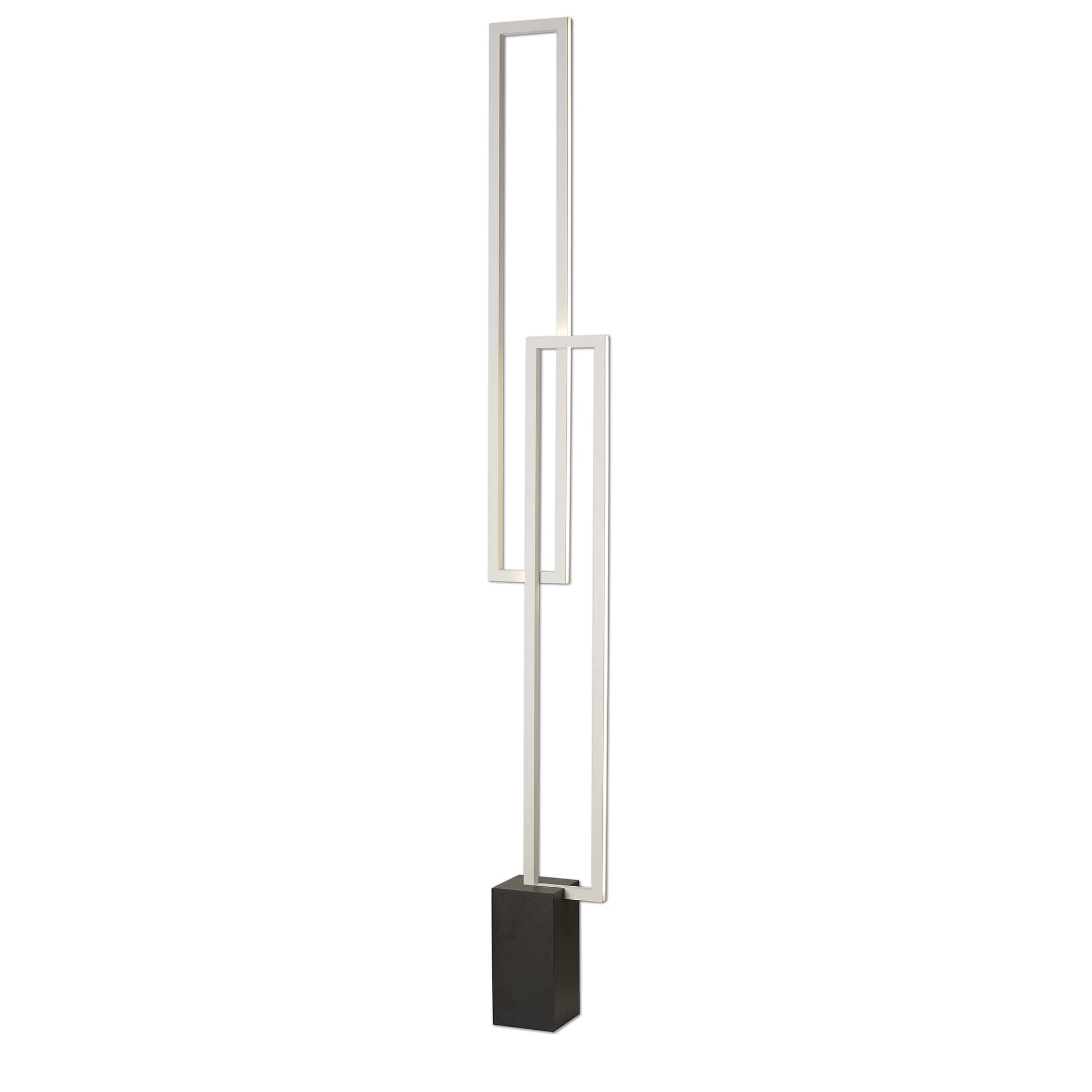 Mural 18 Watt LED Floor Lamp In Matt White Finish M6563