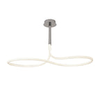 Nur II 50 Watt LED Semi Flush Ceiling Light In Polished Chrome Finish M6602