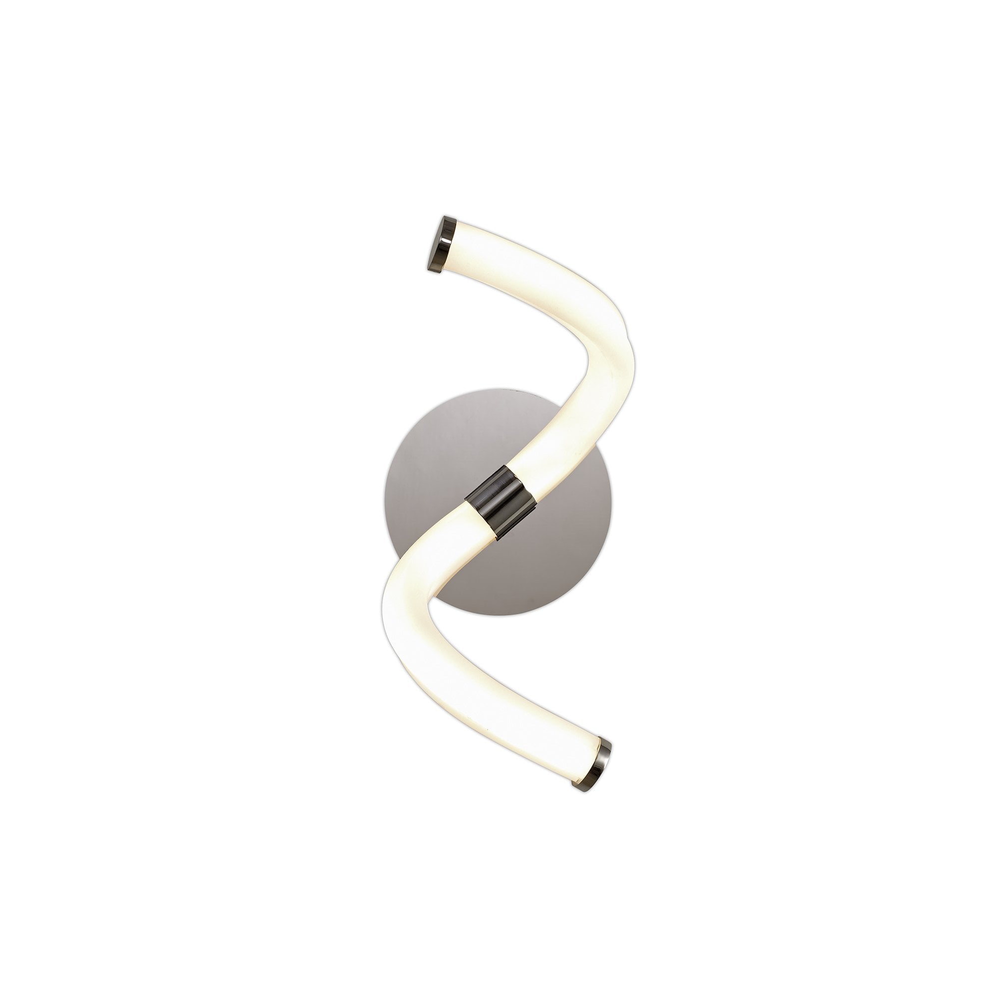 Nur II 12 Watt LED Switched Wall Light In Polished Chrome Finish M6603/S