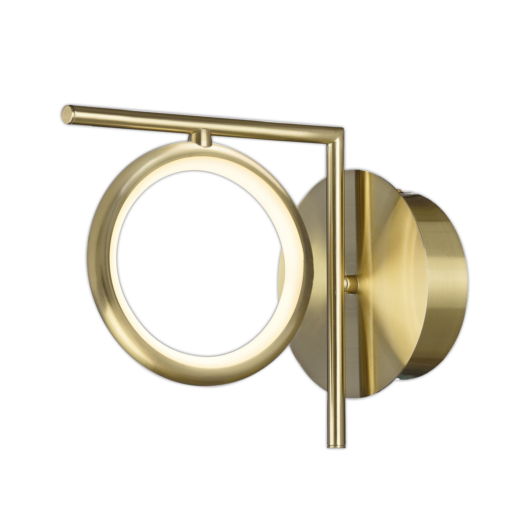 Olimpia SG 8 Watt LED Modern Wall Light In Satin Gold Finish M6585