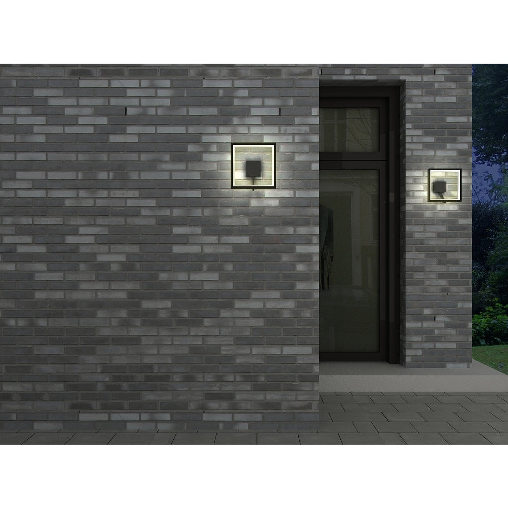 Rodas Modern Outdoor Wall Light In Anthracite Finish IP65 M6470