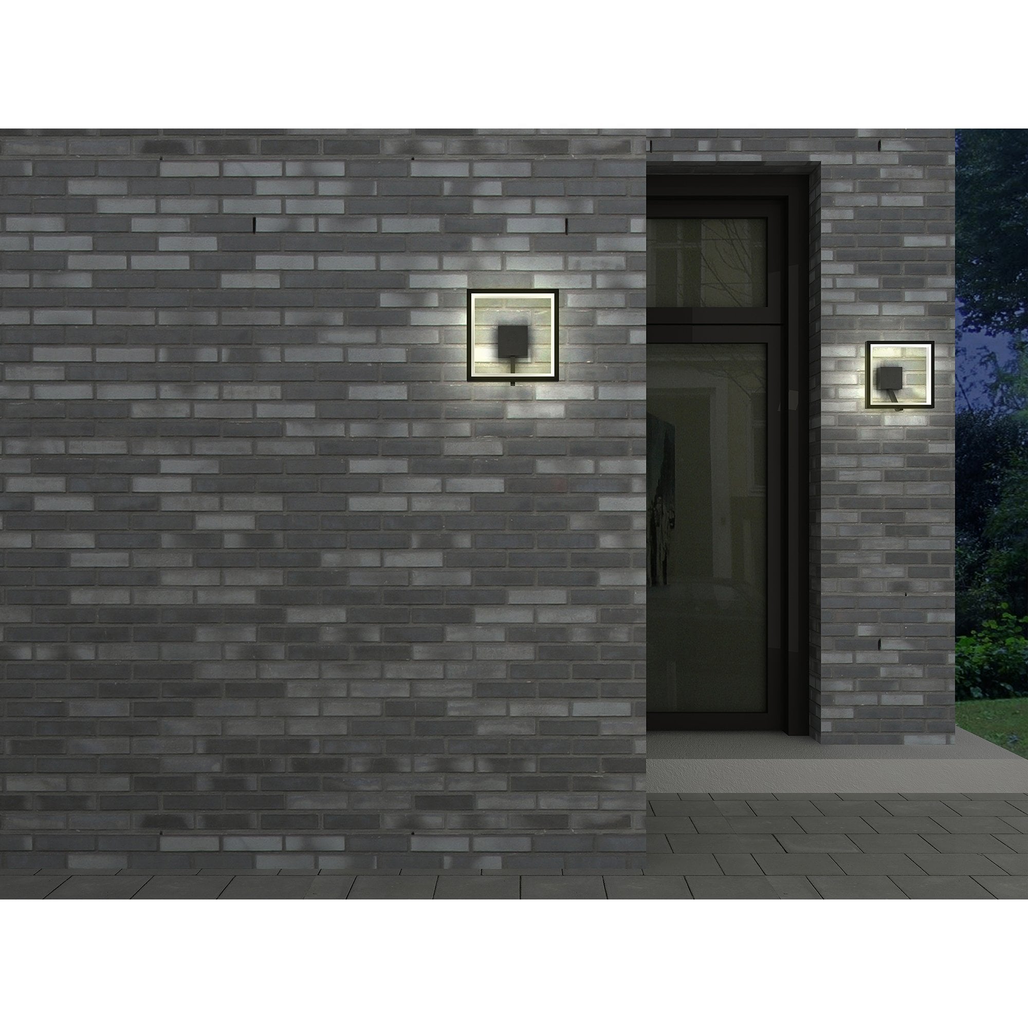 Rodas Modern Outdoor Wall Light In Anthracite Finish IP65 M6470