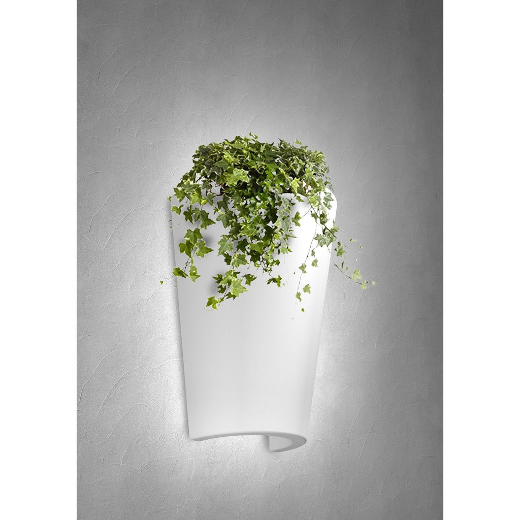 Teja Unique Outdoor Wall Light In White Finish IP54 M6508