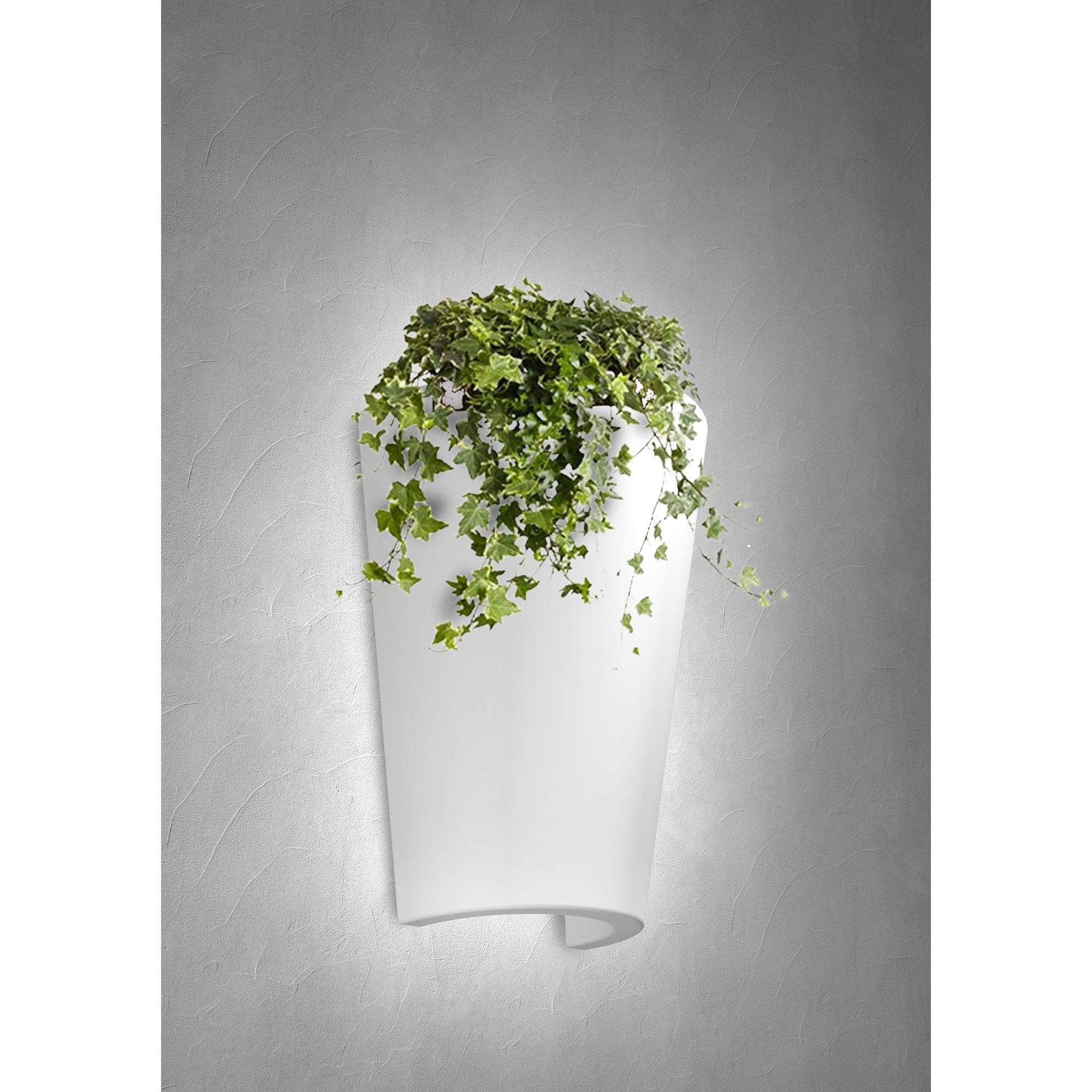 Teja Unique Outdoor Wall Light In White Finish IP54 M6508