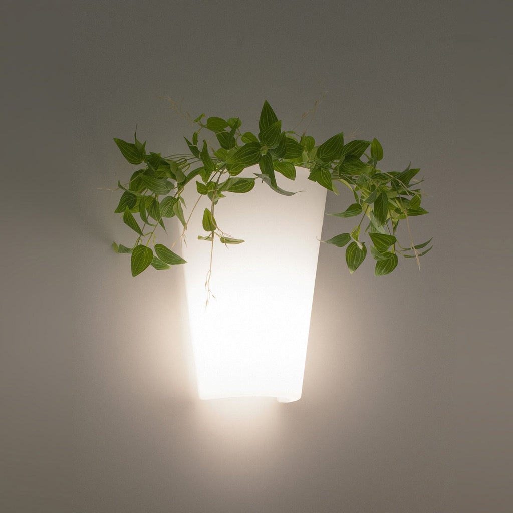 Teja Unique Outdoor Wall Light In White Finish IP54 M6508