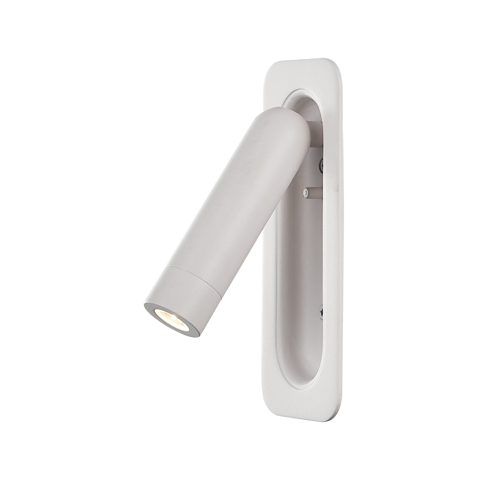 Turks Contemporary Reading Wall Light In Sand White Finish M6815