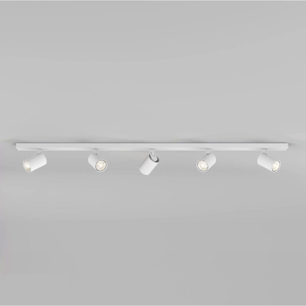 Ascoli 5 Light Bar Spotlight In Textured White Finish 1286059