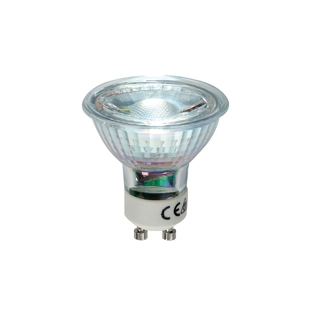 Cool White Glass Body GU10 LED COB 5WATT 370 Lumen