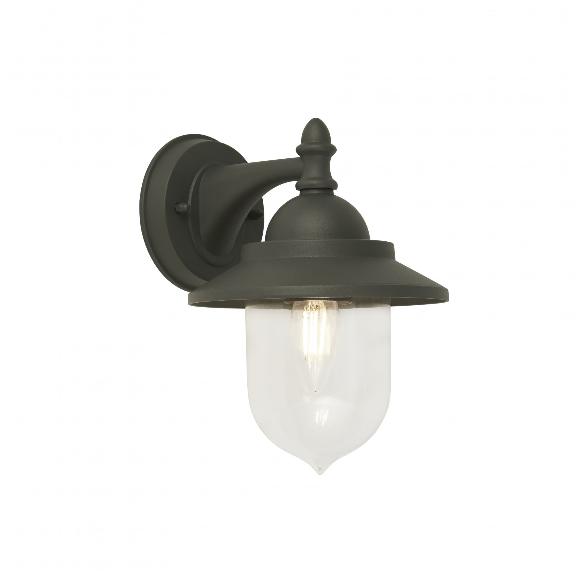 Modern Grey IP44 1 Light Outdoor Exterior Wall Light
