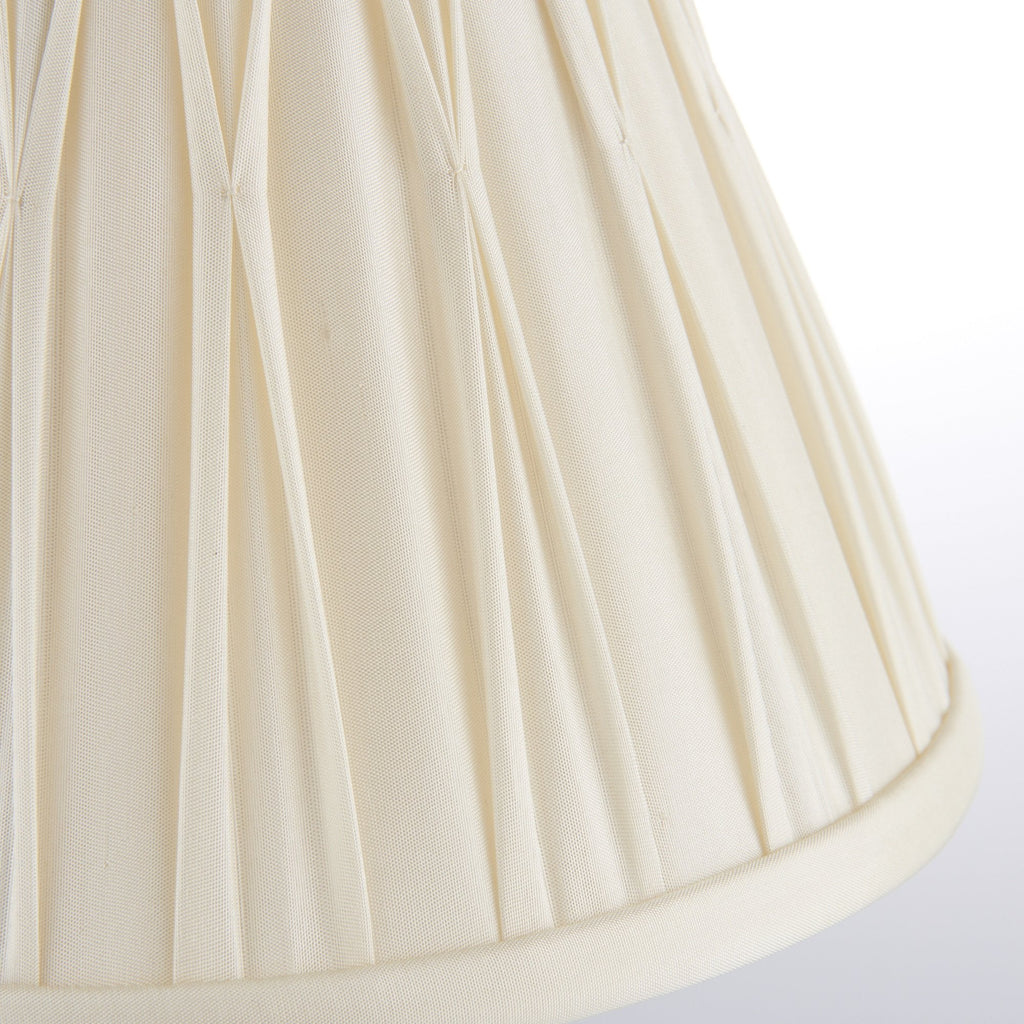 Chatsworth Classic 8" Ivory Fixed Gimbal Silk Shade 94362