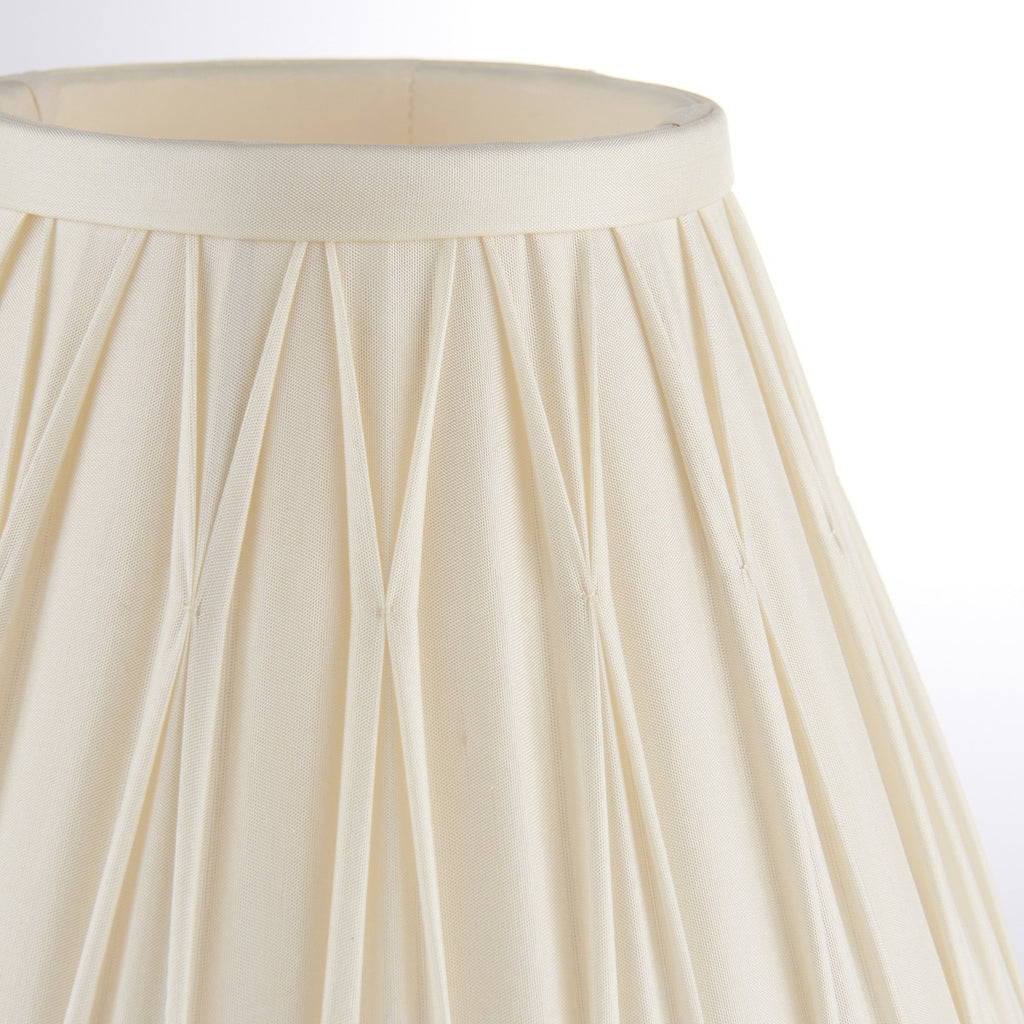 Chatsworth Classic 8" Ivory Fixed Gimbal Silk Shade 94362