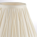 Chatsworth Classic 8" Ivory Fixed Gimbal Silk Shade 94362
