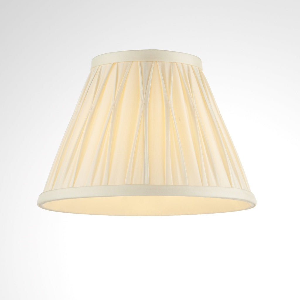 Chatsworth Classic 8" Ivory Fixed Gimbal Silk Shade 94362