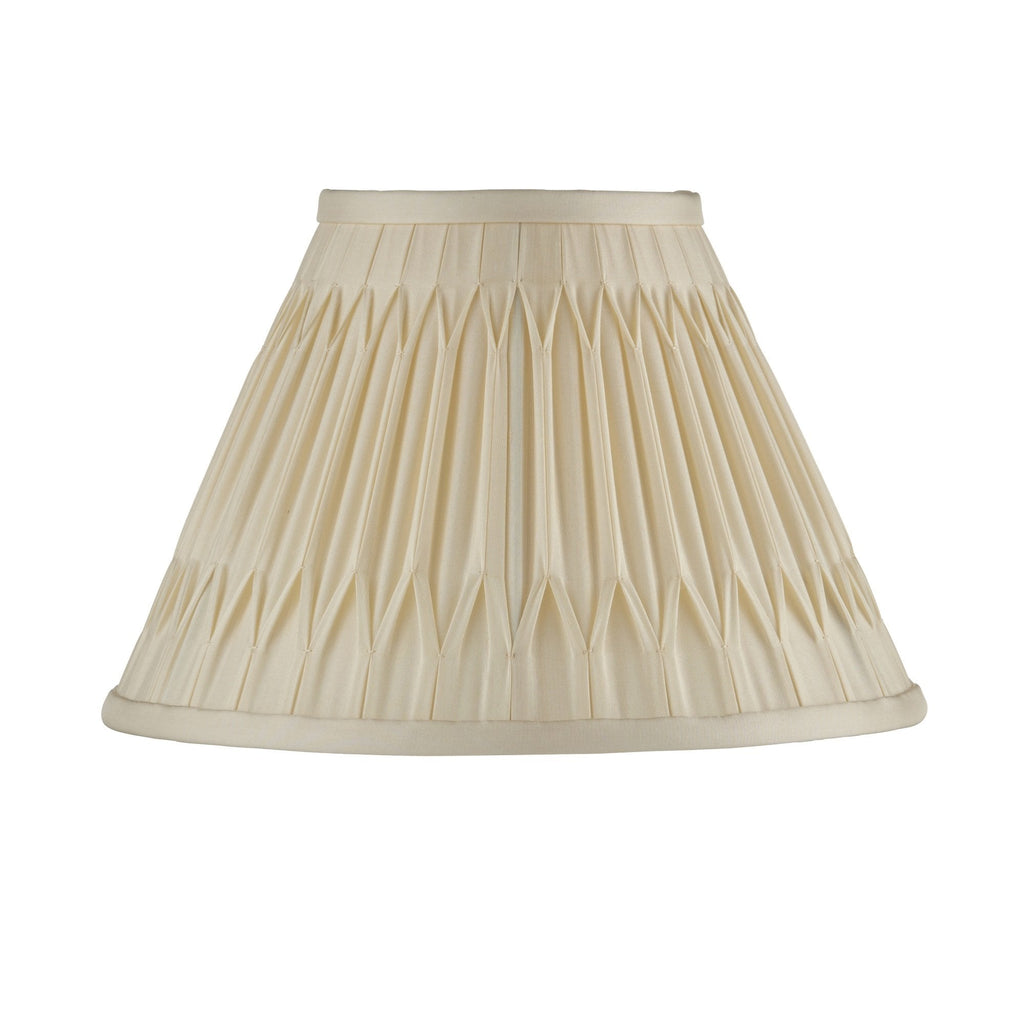 Chatsworth Classic 10" Double Pinch Pleat Ivory Silk Shade 94355