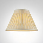 Chatsworth Classic 10" Double Pinch Pleat Ivory Silk Shade 94355