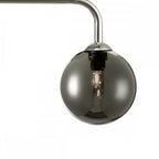 Feya 3 Bar Ceiling Light In Polished Chrome With Smoked Glass FEY6250-01