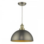 Governor Ceiling Pendant In Antique Chrome And Antique Brass Finish GOV0161