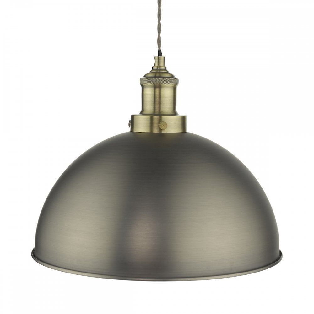 Governor Ceiling Pendant In Antique Chrome And Antique Brass Finish GOV0161
