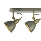 Governor 4 Light Spotlight In Antique Chrome And Antique Brass Finish GOV8461