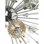 Exodus Stunning 8 Light Ceiling Pendant In Chrome Finish With Crystal Detail EXO0850