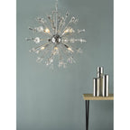 Exodus Stunning 8 Light Ceiling Pendant In Chrome Finish With Crystal Detail EXO0850