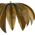 Cara Stylish Single Ceiling Pendant In Antique Gold Finish CAR0135